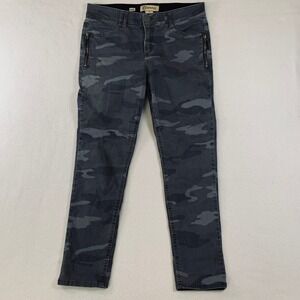 Democracy Camouflage Ankle Pants - Gray